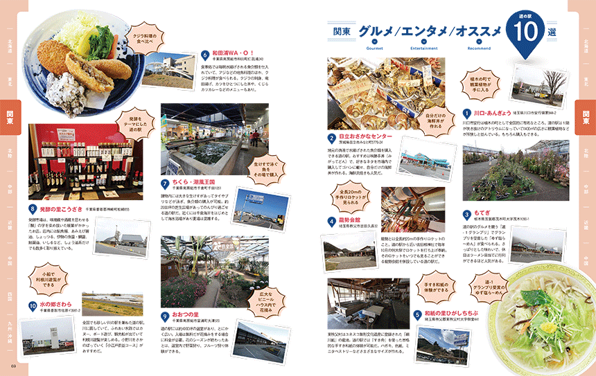 試し読み｜車中泊で巡るオススメ道の駅ガイド2021 P68-69